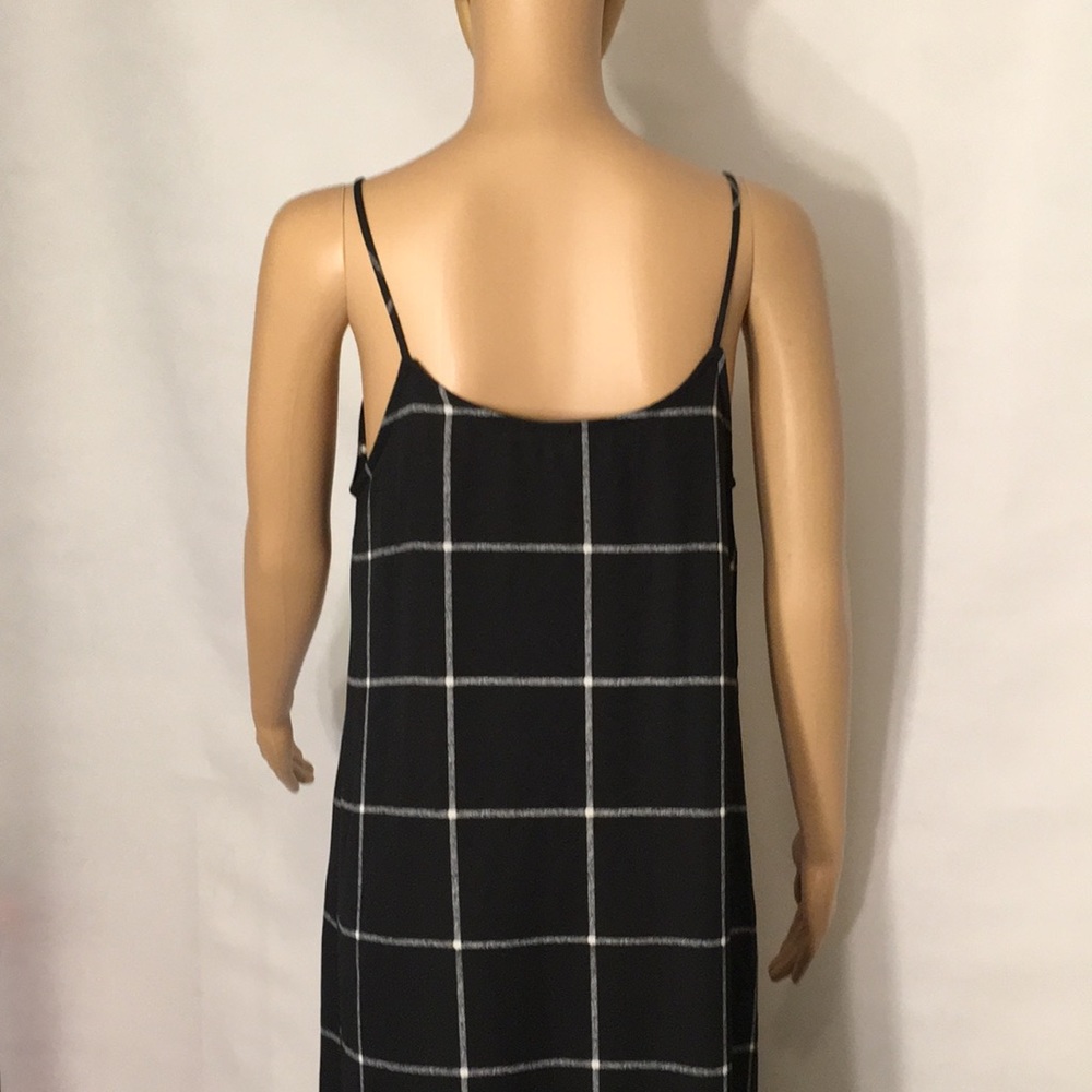 NWT Gilli  Maxi Checked Dress / Jumper w/Side Slit - Picture 6 of 16